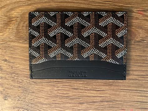 cardholder herren goyard|Goyard card holder retail price.